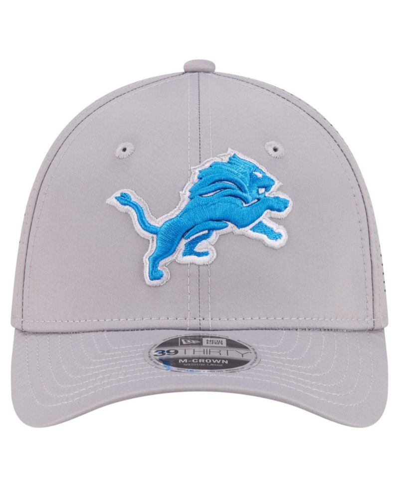 Men's Detroit Lions 39THIRTY M-Crown Stretch-Fit Baseball Cap