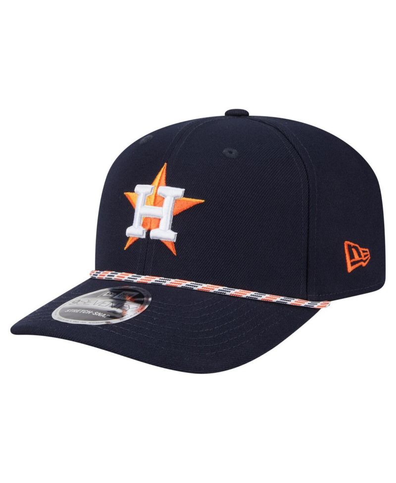 Men's Navy Houston Astros Multi-Rope 9SEVENTY Stretch-Snap Hat