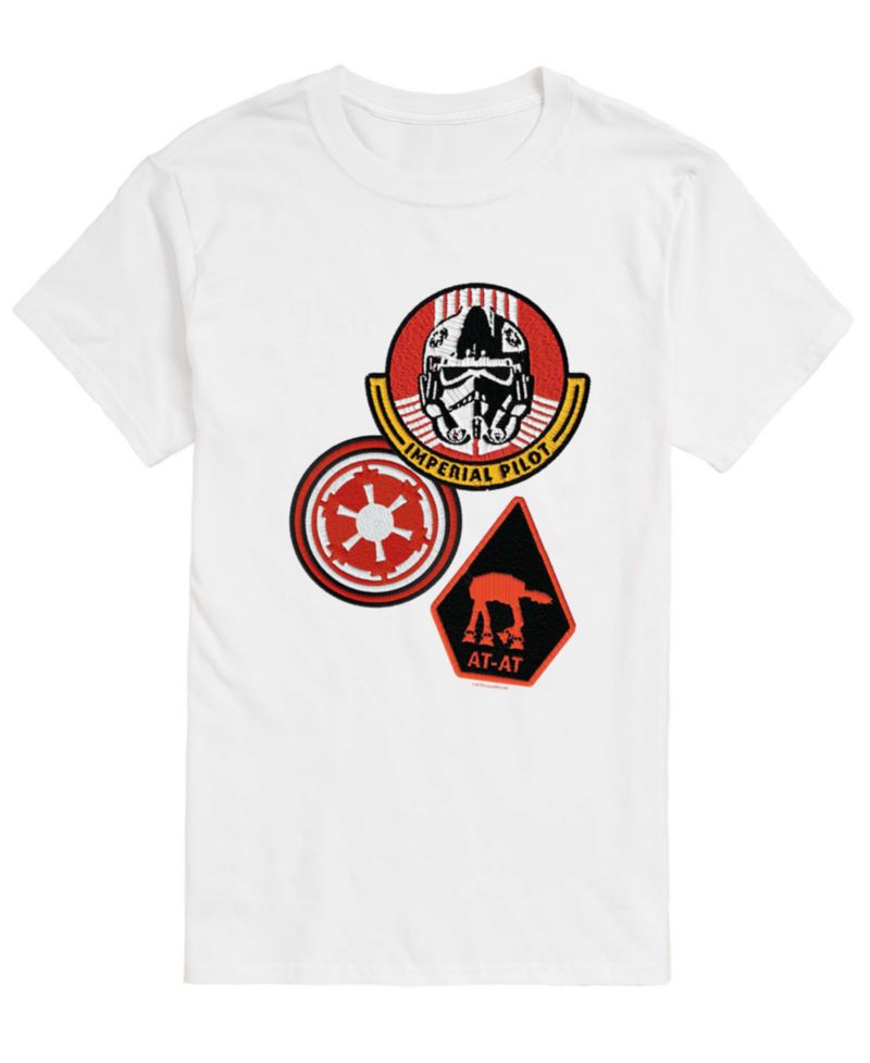 Men's The Mandalorian & Grogu Imperial Pilot Graphic T-Shirt