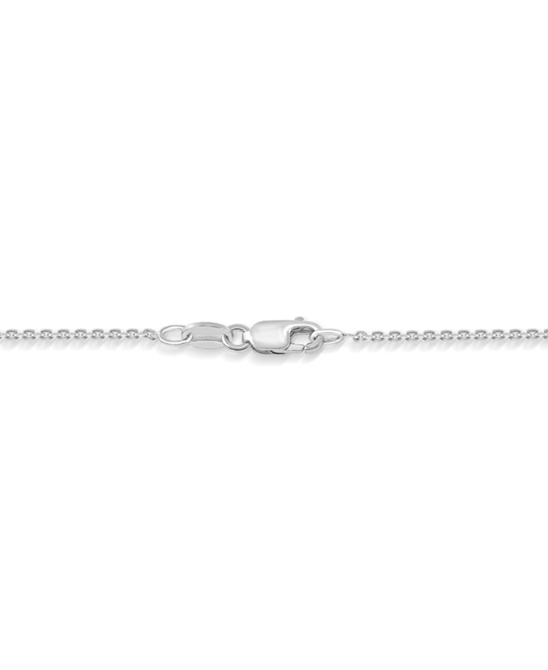 Created Pink Sapphire (7/8 ct. t.w) and Created White Sapphire 'Xo' Love Necklace in Sterling Silver