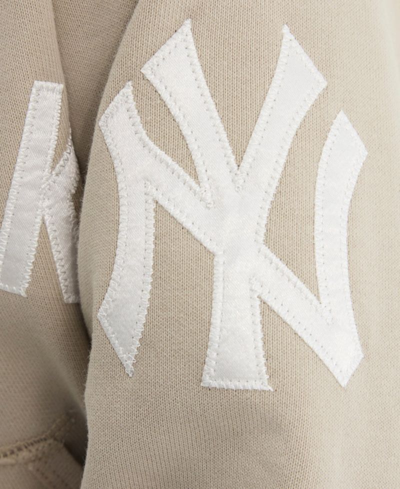 Women's New York Yankees Iconic Terry Full-Zip Cropped Fit Hoodie