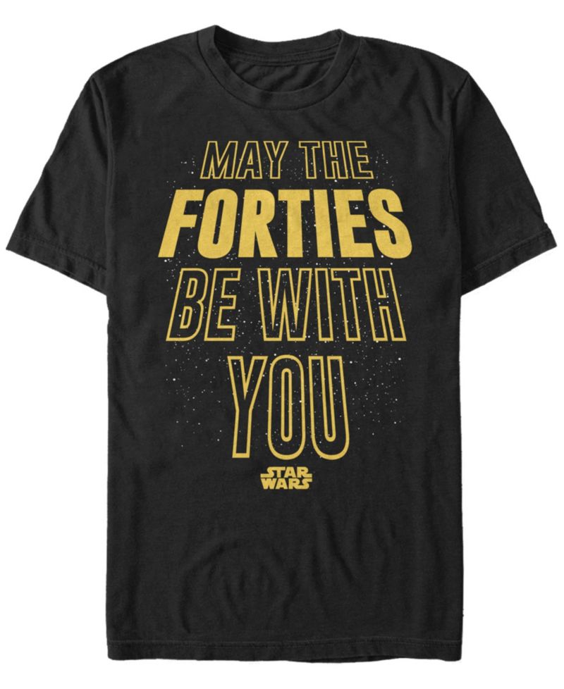 Men's Forties Be with You Short Sleeve Crew T-shirt