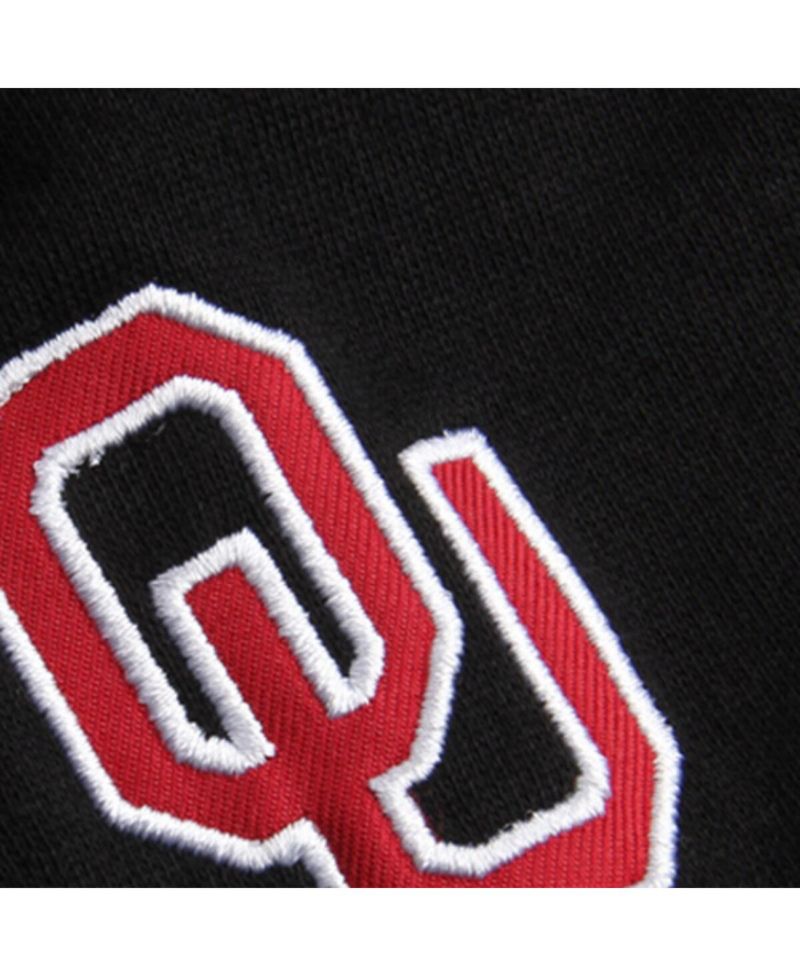 Women's Black Oklahoma Sooners Arched Name Full-Zip Hoodie