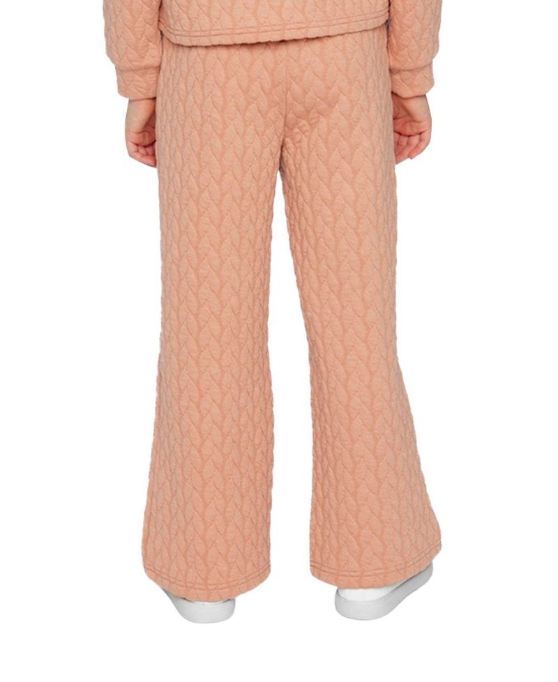 Little and Big Girl (6Y - 14Y) Wide Leg Jacquard Pants