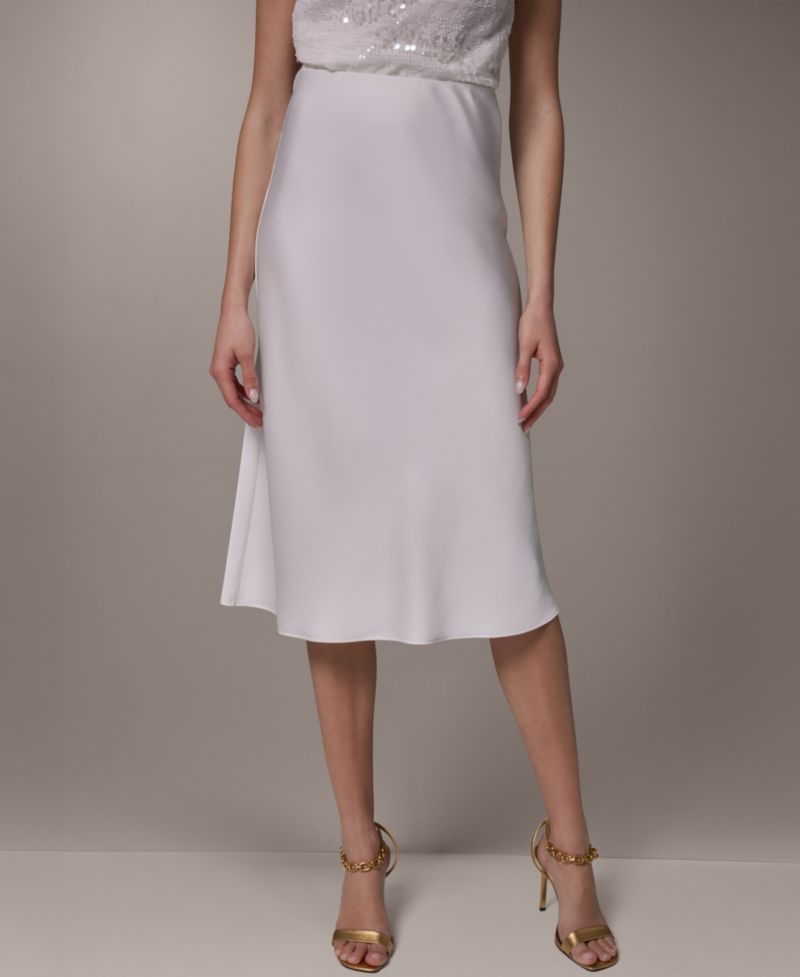 Women's Bias Midi Skirt