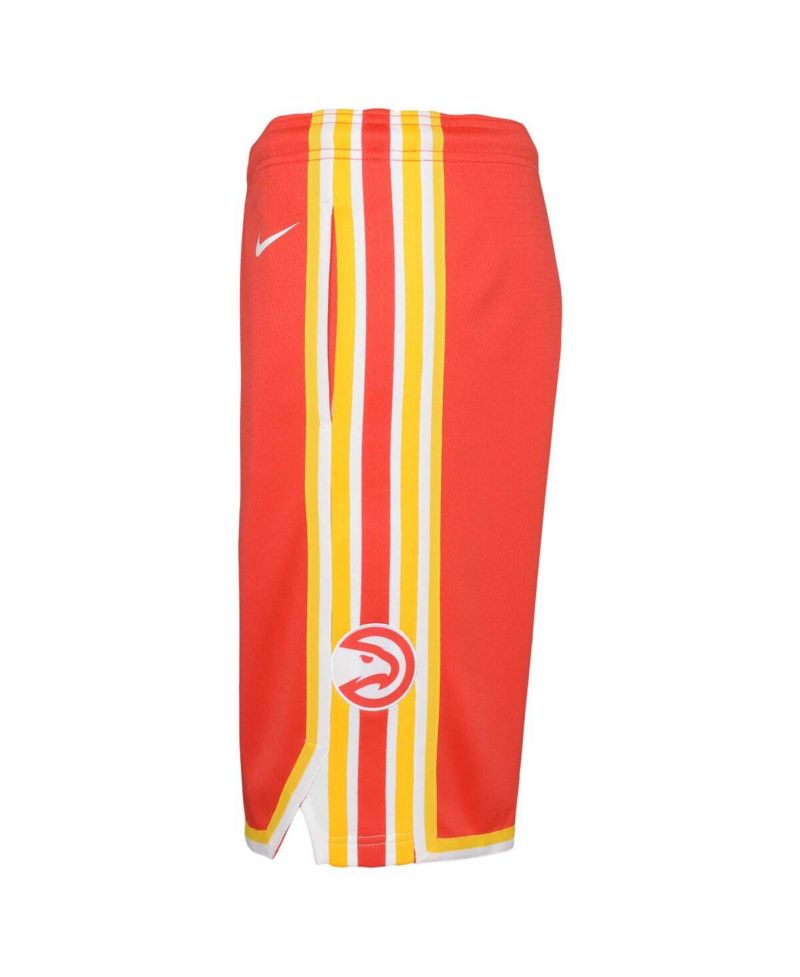 Big Boys and Girls Red Atlanta Hawks Swingman Performance Shorts – Icon Edition