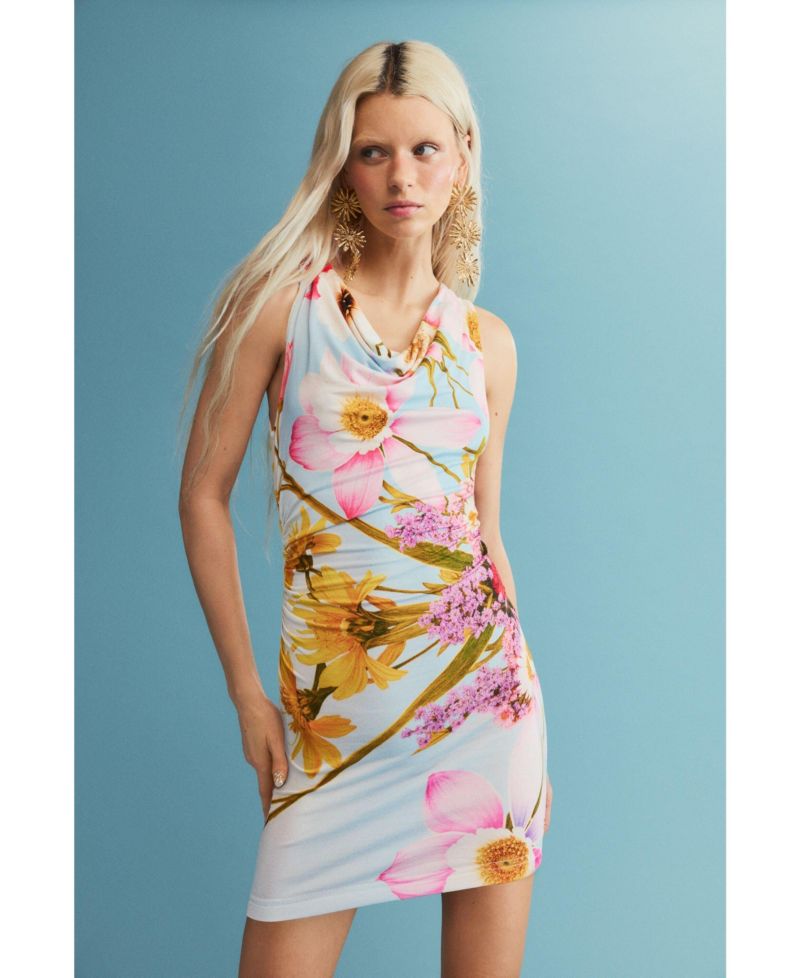Women's Sleeveless printed dress