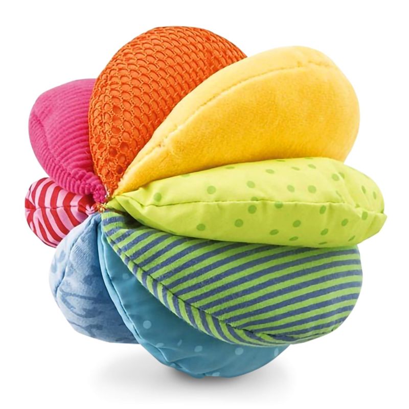 Baby Sensory-Textured Rainbow Fabric Ball