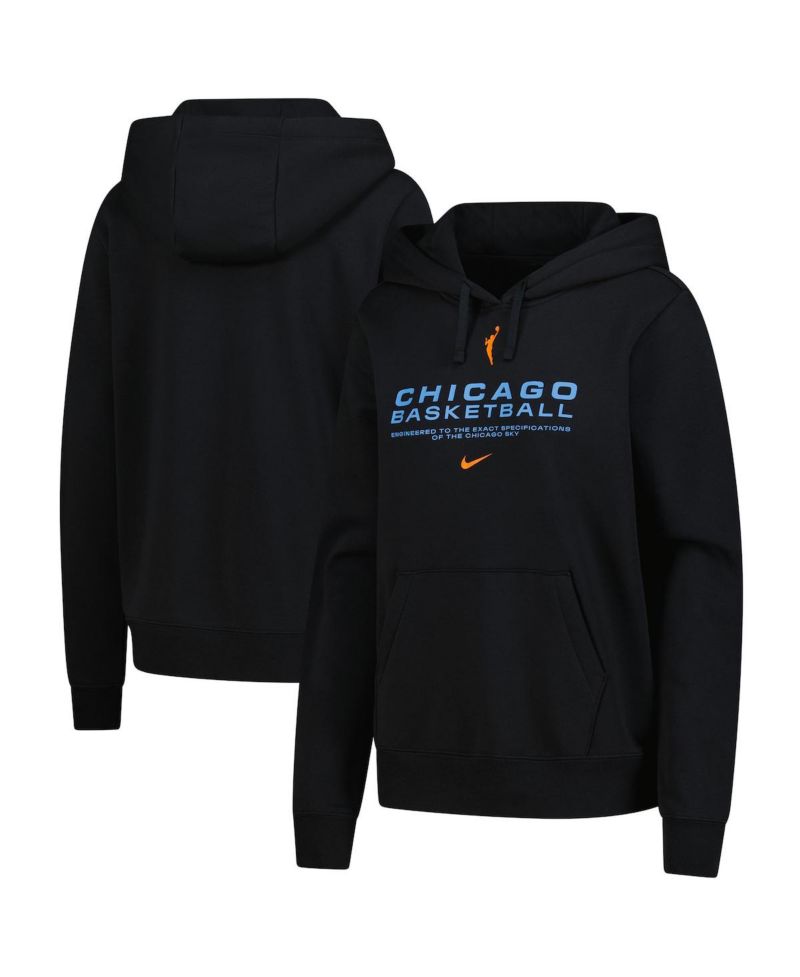 Women's Black Chicago Sky Club City Pullover Hoodie
