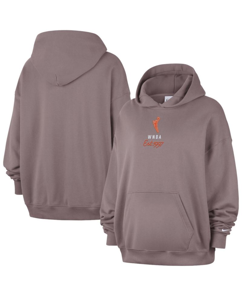 Women's Light Brown WNBA Studio Fleece Hoodie