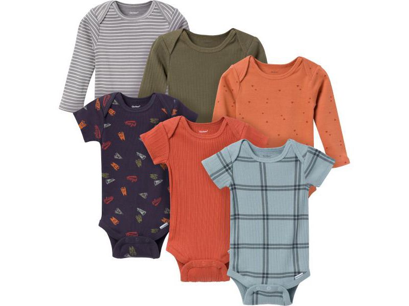 Baby Boys 6-Pack Onesies Bodysuits