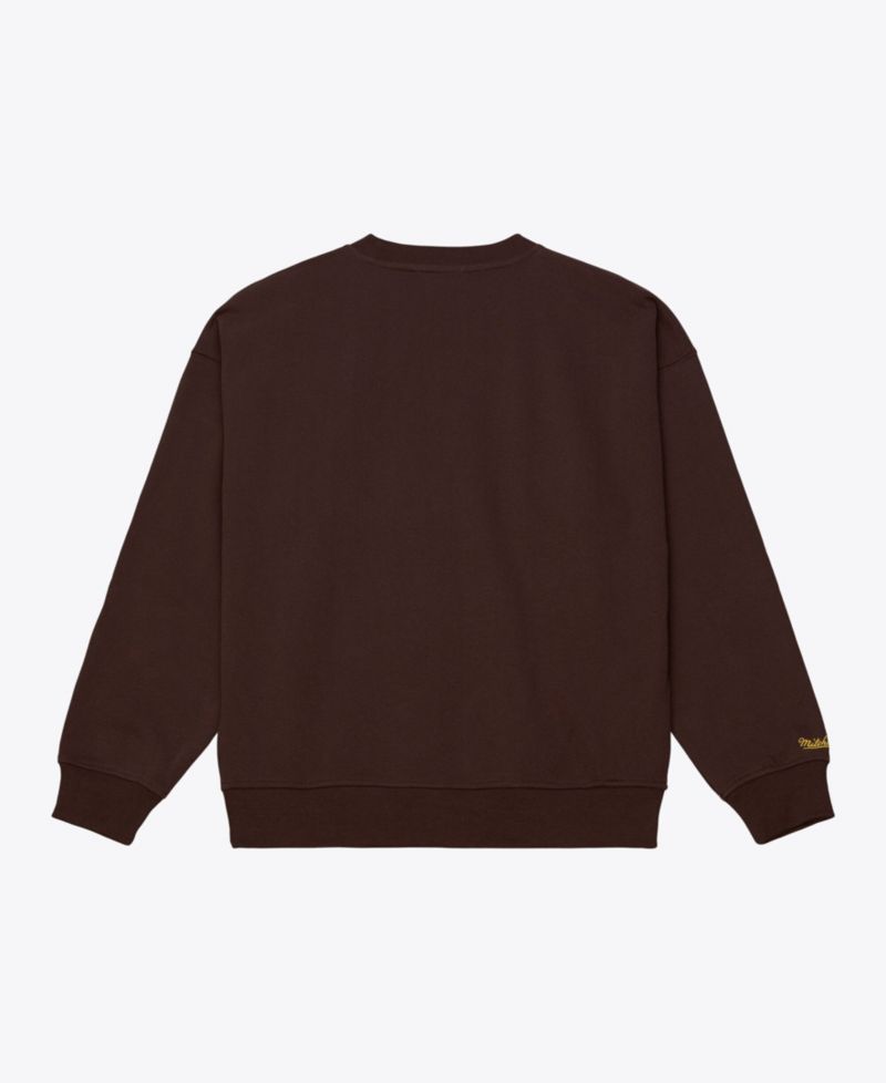 Women's Brown San Diego Padres Script Sweatshirt