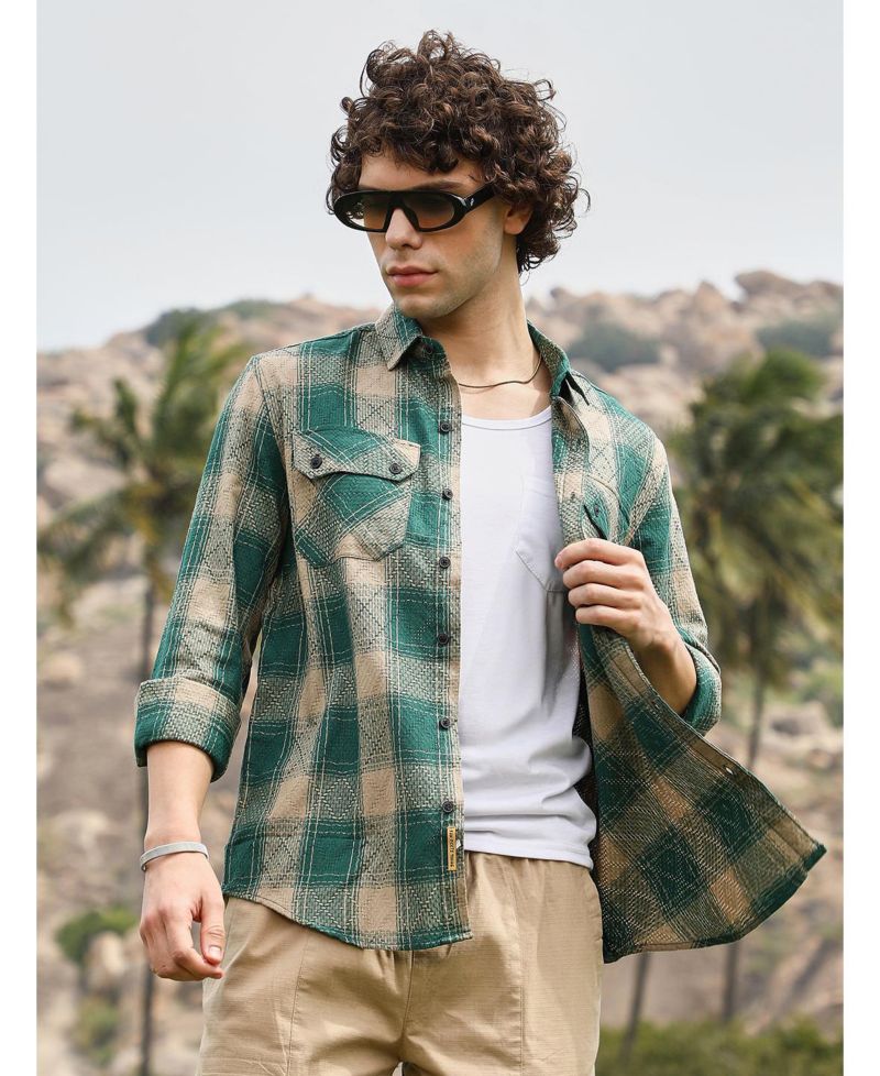 Men's Buffalo Check Utility Shirt