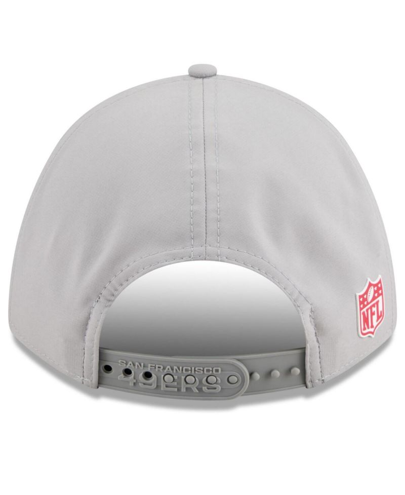 Men's Gray San Francisco 49ers 2025 Sideline M-Crown 9FORTY Adjustable Hat