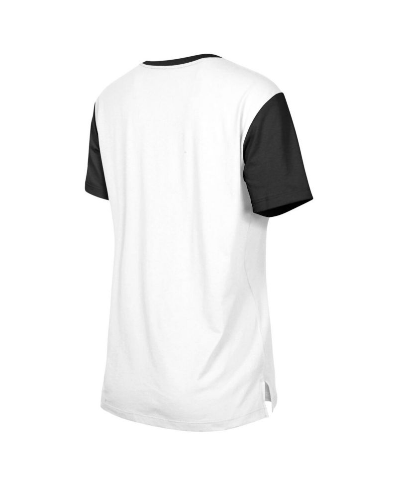 Women's White/Black Pittsburgh Steelers 3rd Down T-Shirt