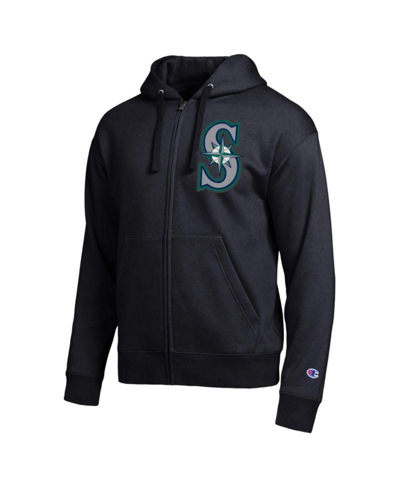 Men's Black Seattle Mariners All-Star Full-Zip Hoodie