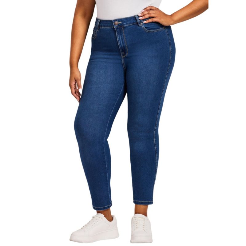 Women's Plus Size Tall Butter Denim Skinny Jean