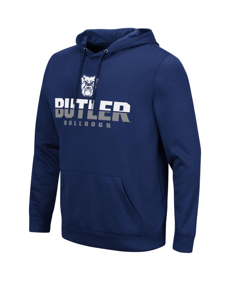 Men's Navy Butler Bulldogs Lantern Pullover Hoodie
