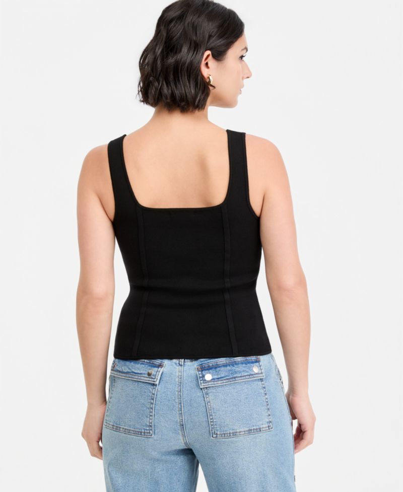 Women's Bodycon Sweater Tank Top