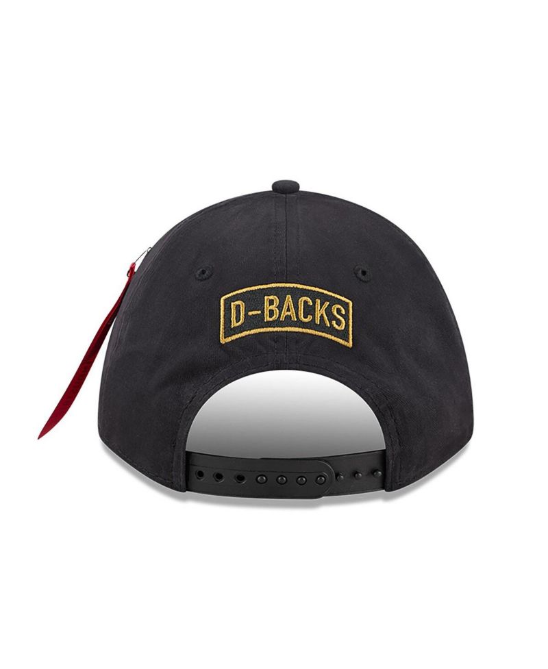 Men's Black Arizona Diamondbacks A-Frame 9FORTY Adjustable Hat