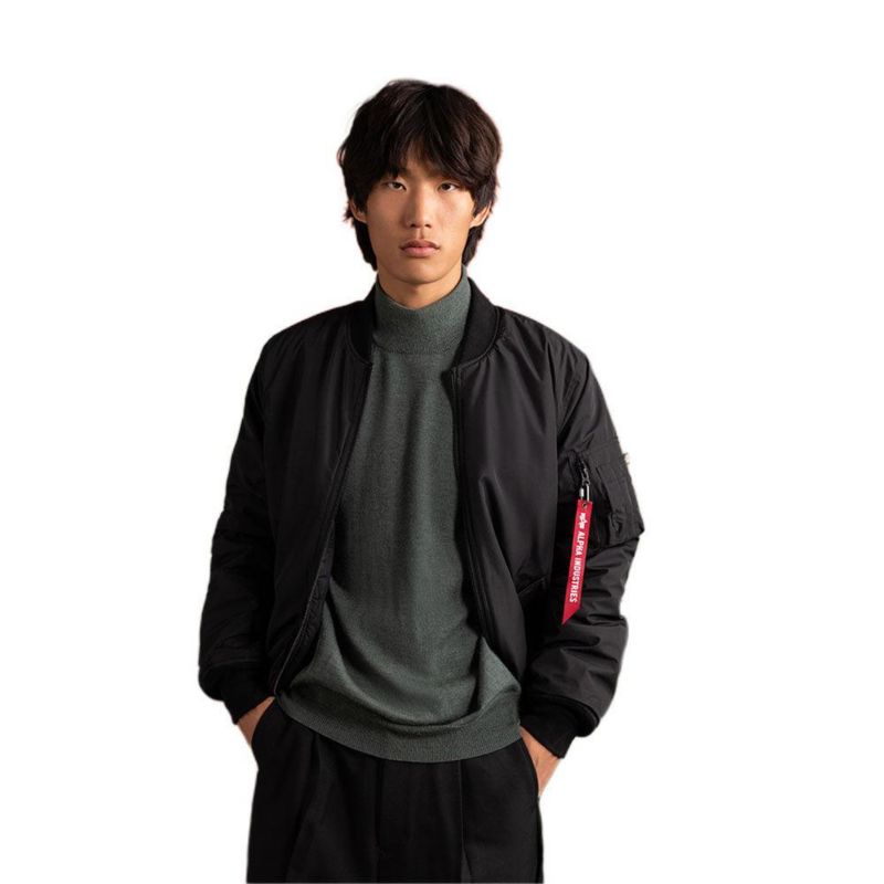 Men's Reversible Quilted MA-1 Flight Jacket