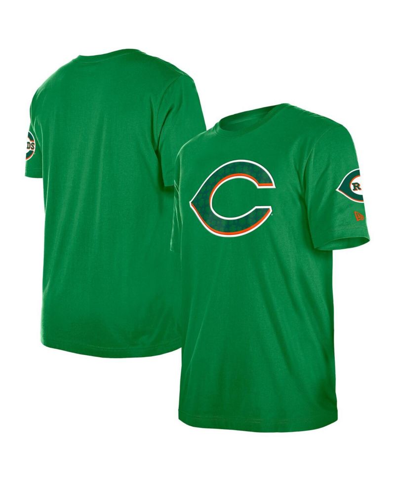 Men's Kelly Green Cincinnati Reds St. Patrick's Day Shamrock Fill T-Shirt