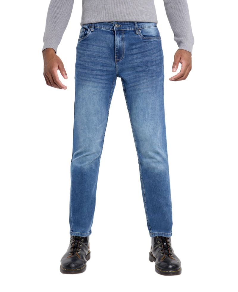 Men's Pieced Pockets Slim Fit Jeans