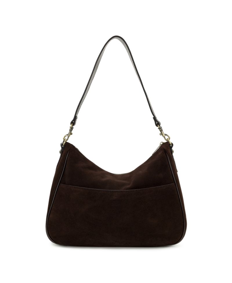 Athani Suede Large Shoulder Handbag