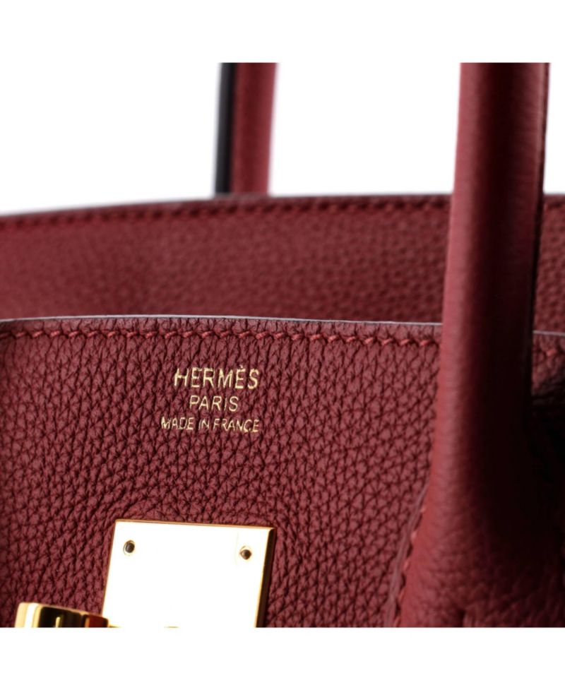 Birkin 30 Handbag Red Togo with Gold Hardware