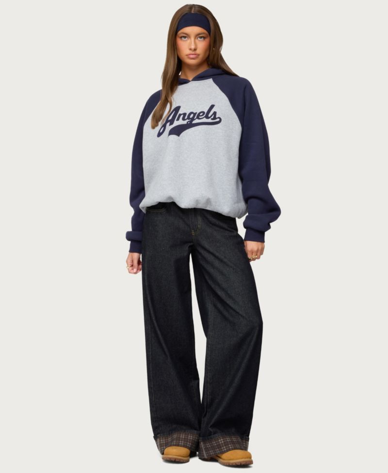 Women's Angels Raglan Oversized Hoodie