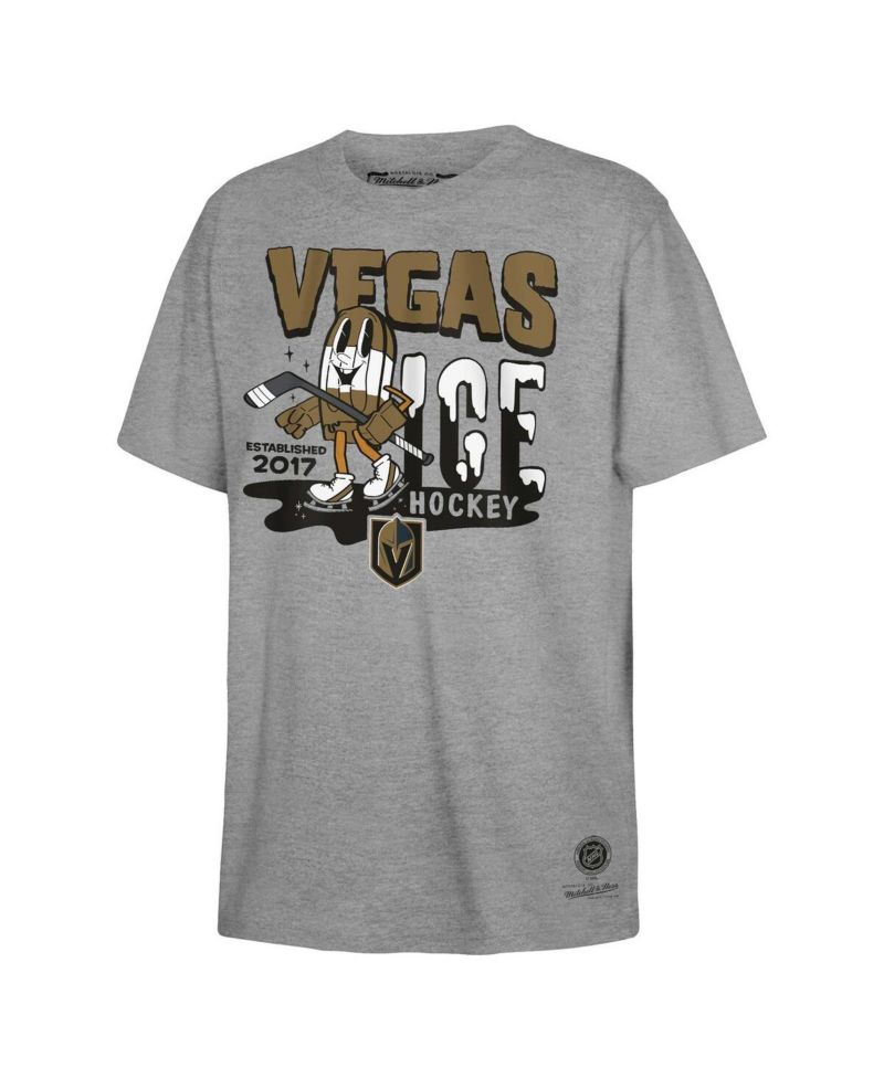 Big Boys and Girls Gray Vegas Golden Knights Popsicle T-Shirt