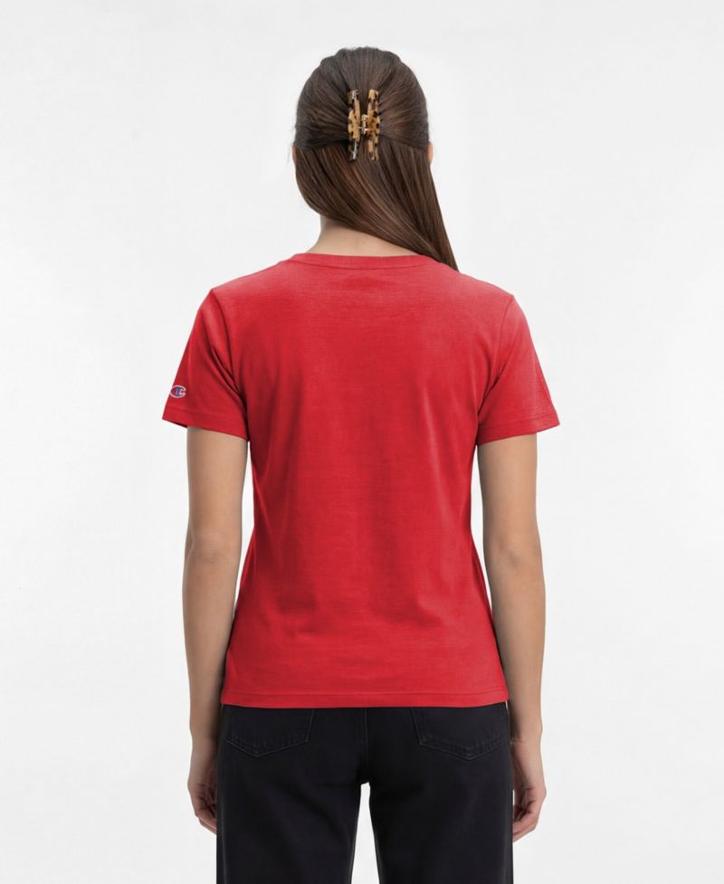 Women's Philadelphia Phillies Core V-Neck Cotton-Polyester Blend T-Shirt