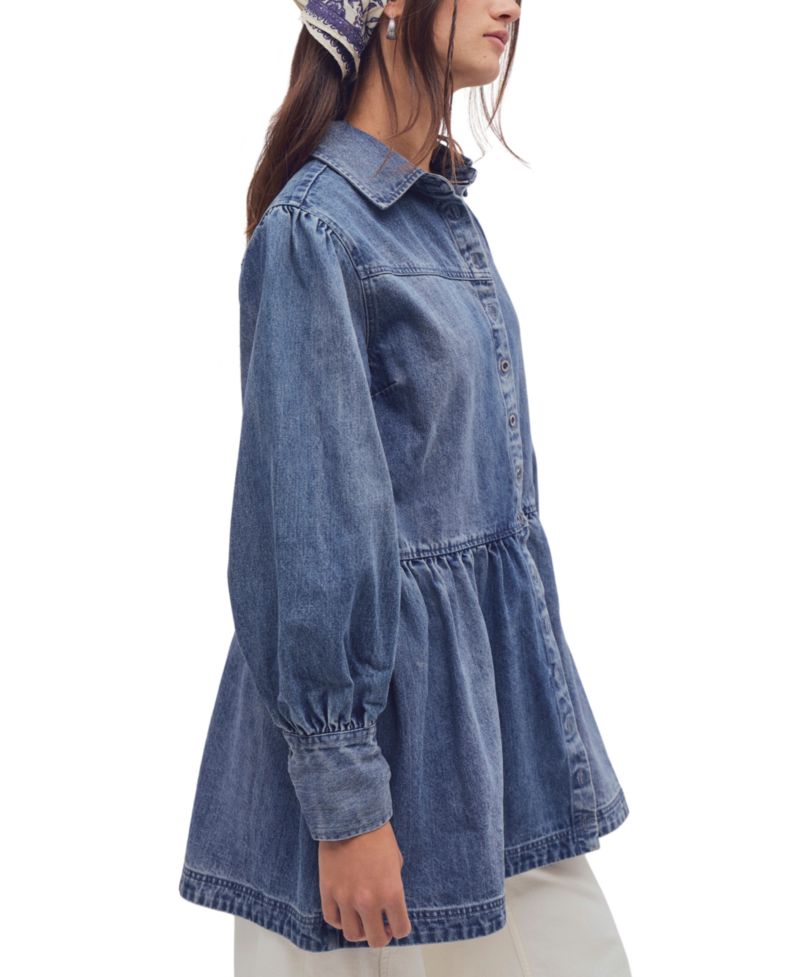 Women's Marris Smocked Denim Mini Dress