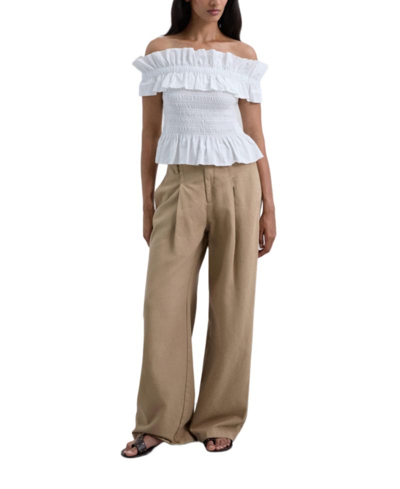 Women's Offshoulderpoplin Tee