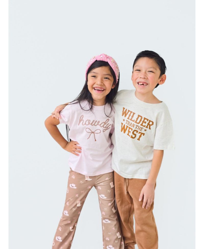 Little Boys 5Y - 8Y Wilder Than The West Western Short Sleeve T-Shirt