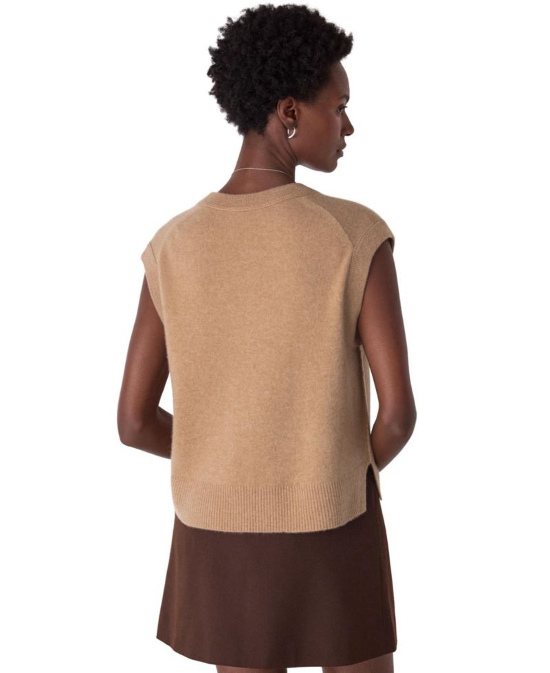 Women's Cashmere V-Neck Vest