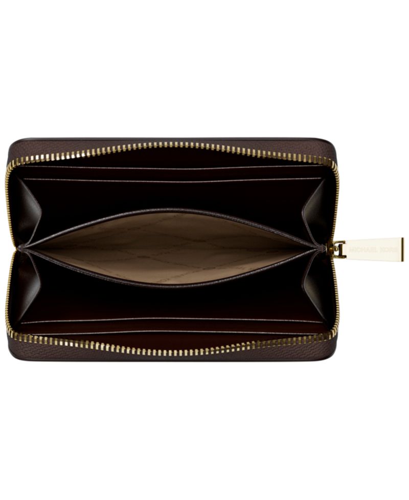 MICHAEL Jet Set Zip Around Card Case Wallet