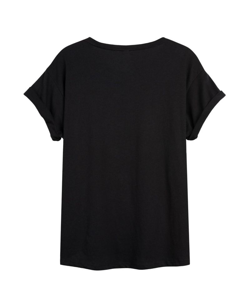 Trendy Juniors Rose Graphic Oversized Tee
