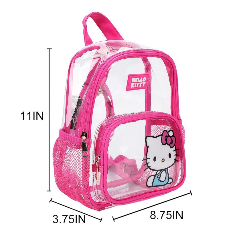 11" Clear Mini Backpack for Adults