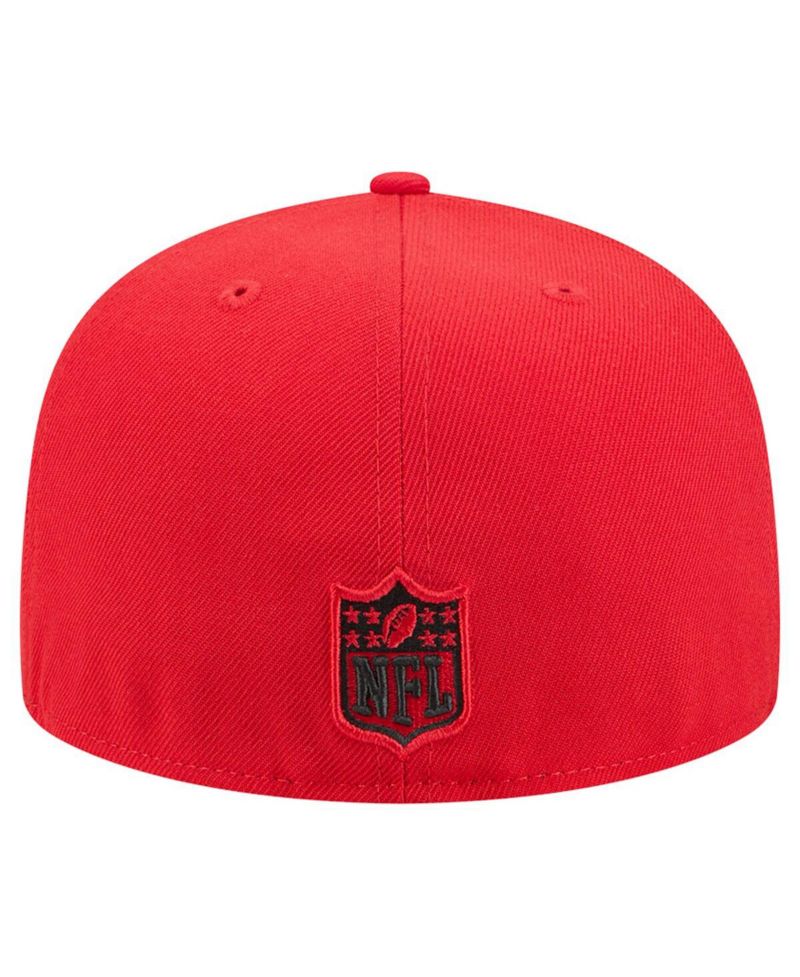Men's Red Kansas City Chiefs Tri-Hit 59FIFTY Fitted Hat