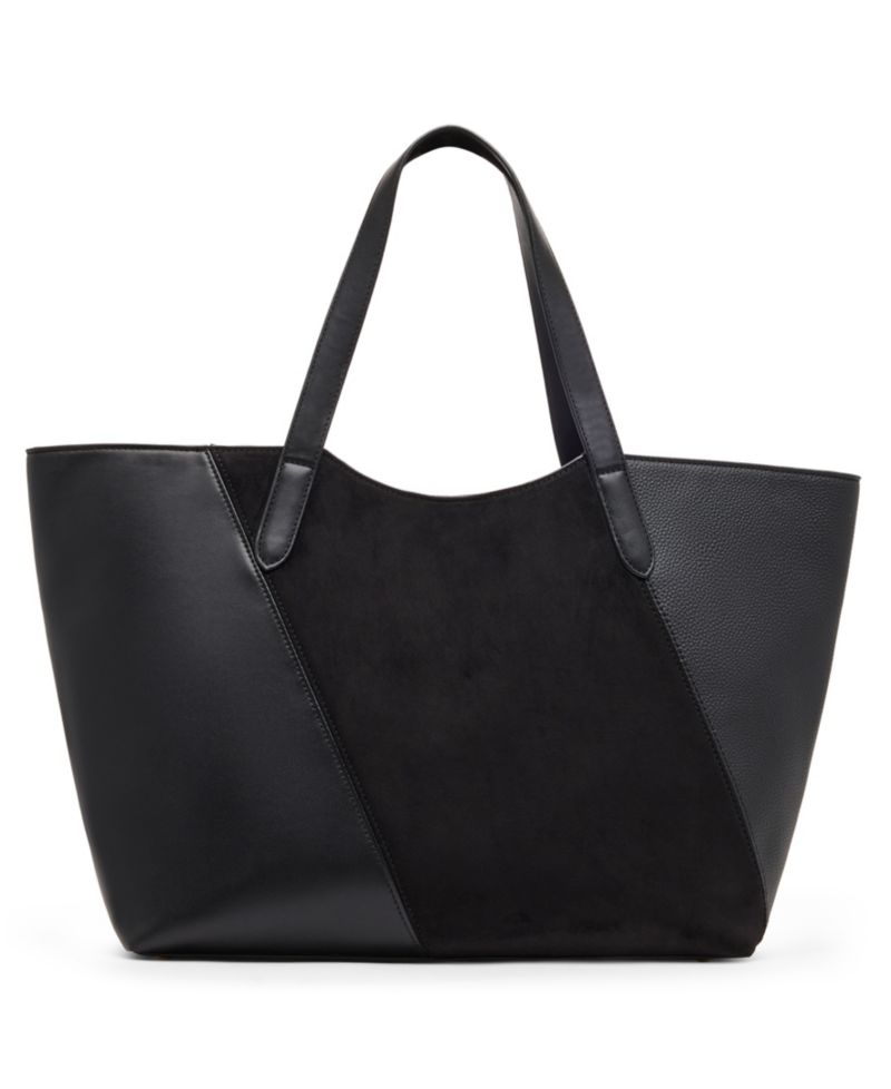 Multi Pieced Large Tote Handbag
