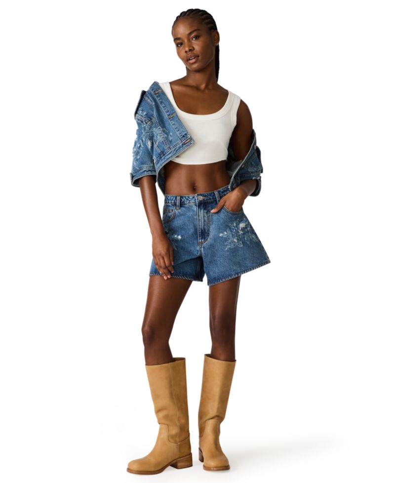 Women's Dally Mid-Rise Denim Shorts