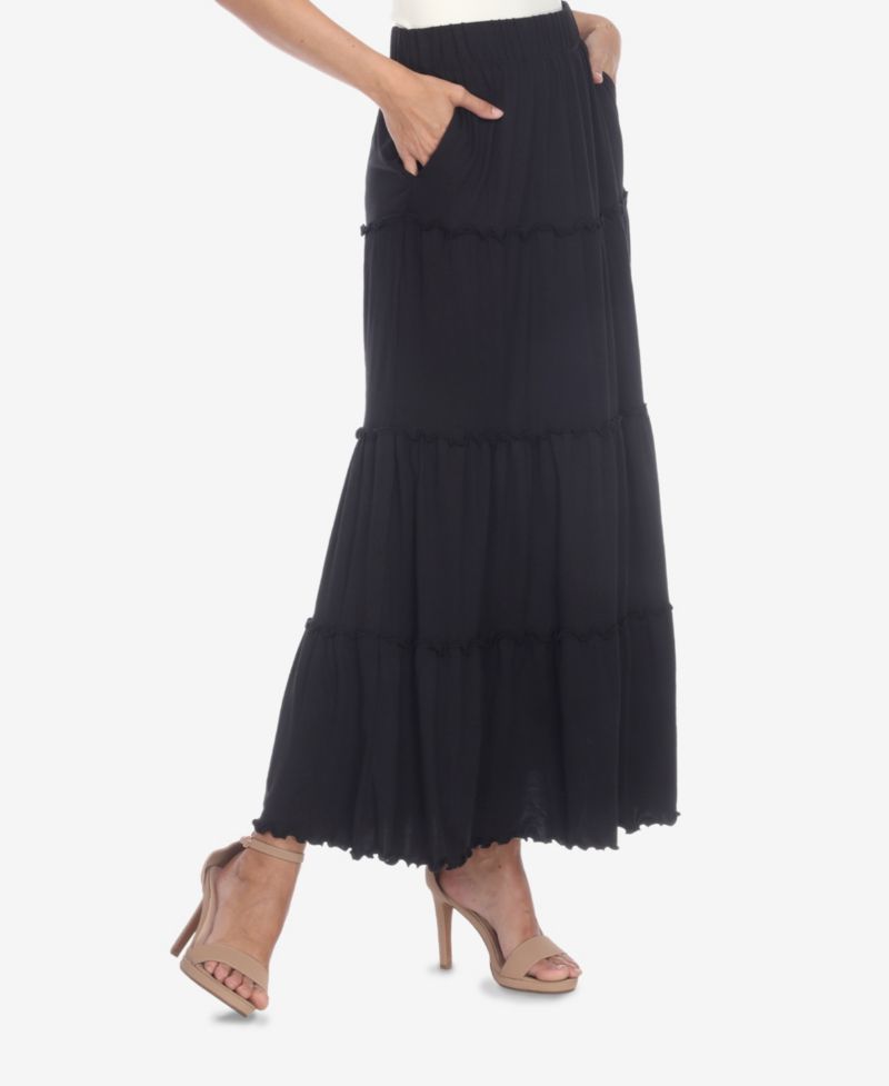 Women's Tiered Maxi Skirt