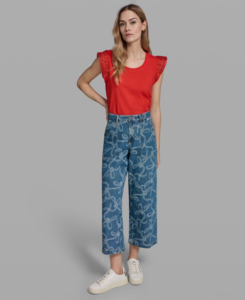 Petite Mid-Rise Ankle Jeans