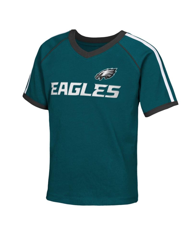 Big Girls Midnight Green Philadelphia Eagles Score Breaker Soccer T-Shirt
