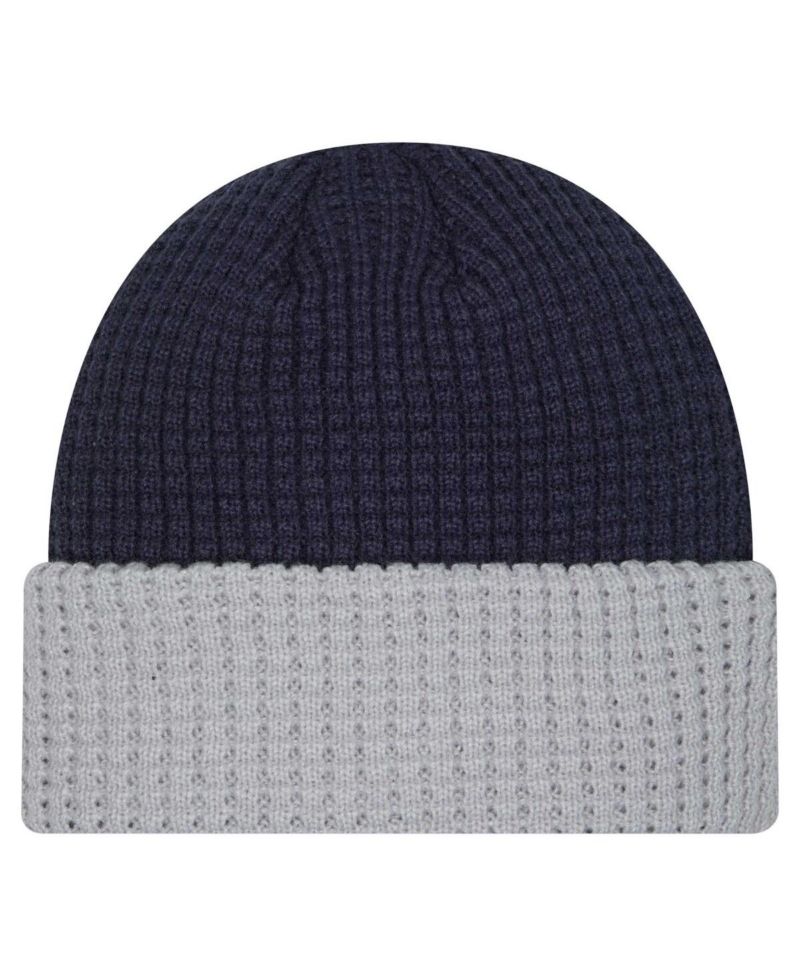 Men's Navy Dallas Cowboys Waffled Cuffed Knit Hat