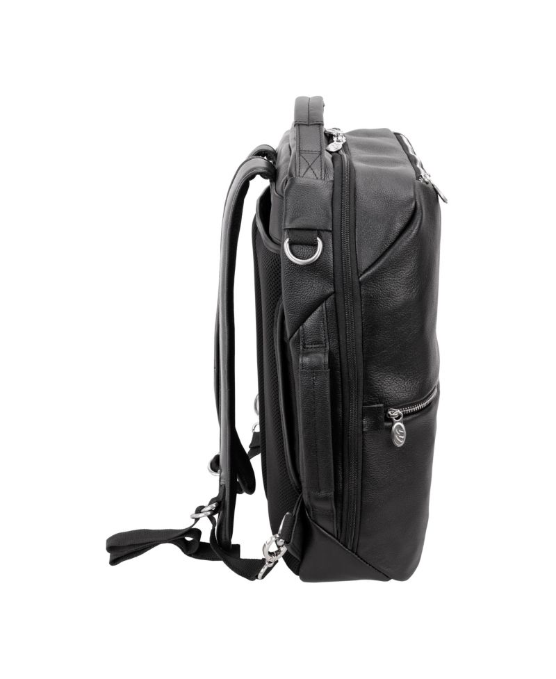 East Side 17" 2-In-1 Laptop Tablet Convertible Travel Backpack Cross-Body