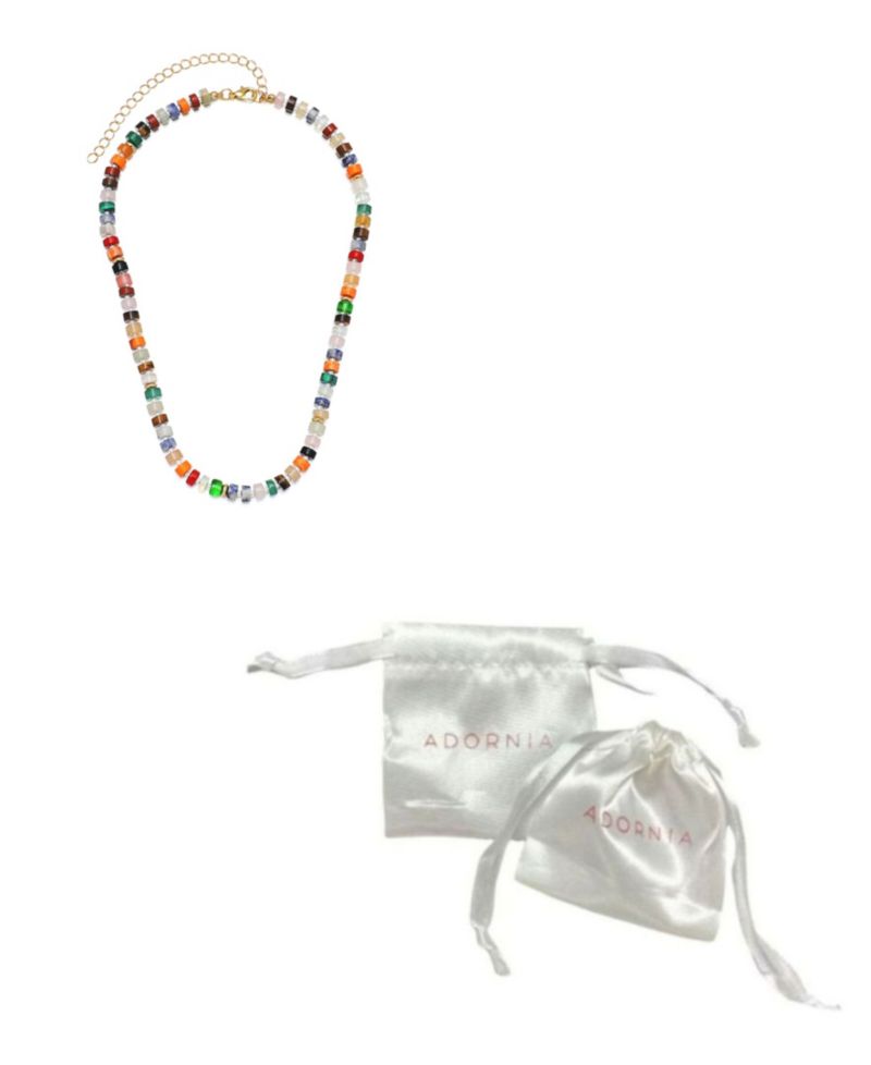 Rainbow Beaded Necklace
