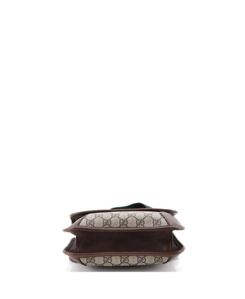 Small Neo Vintage Flap Messenger GG Coated Canvas