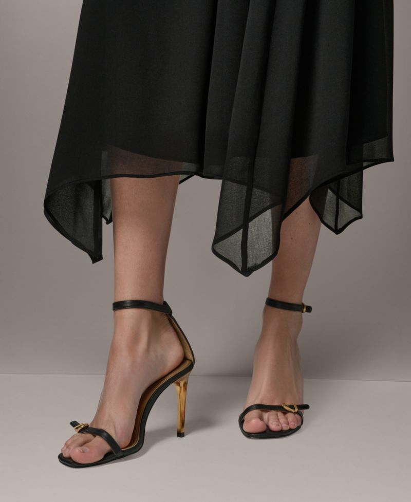 Women's Collared Sleeveless Fit & Flare Dress